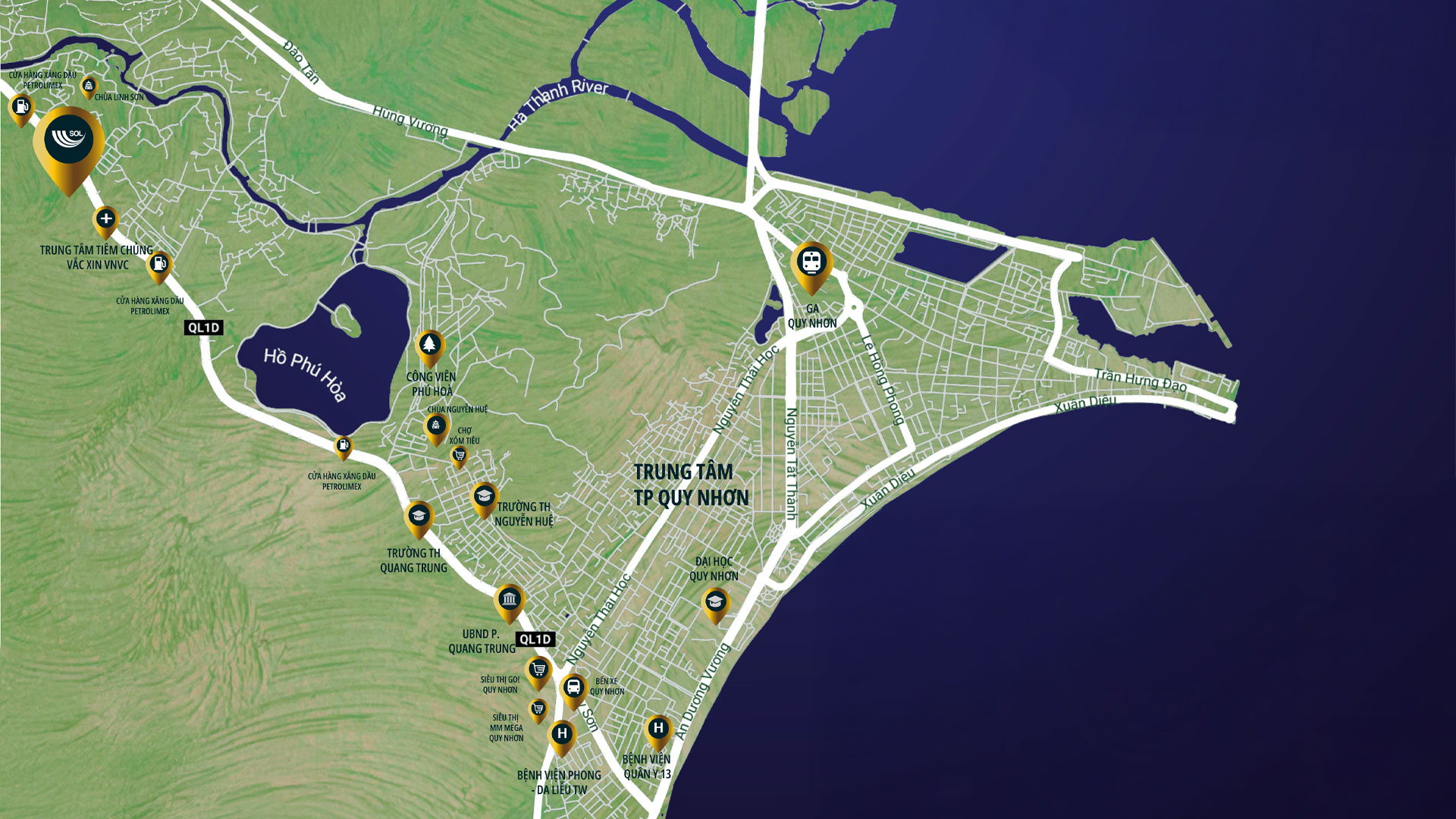 Vị Trí Solrise Nhơn Phú 2